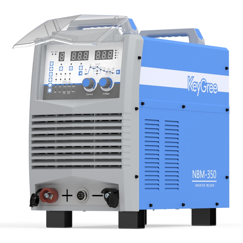 Digital inverter twin aluminum double pulse mig welder